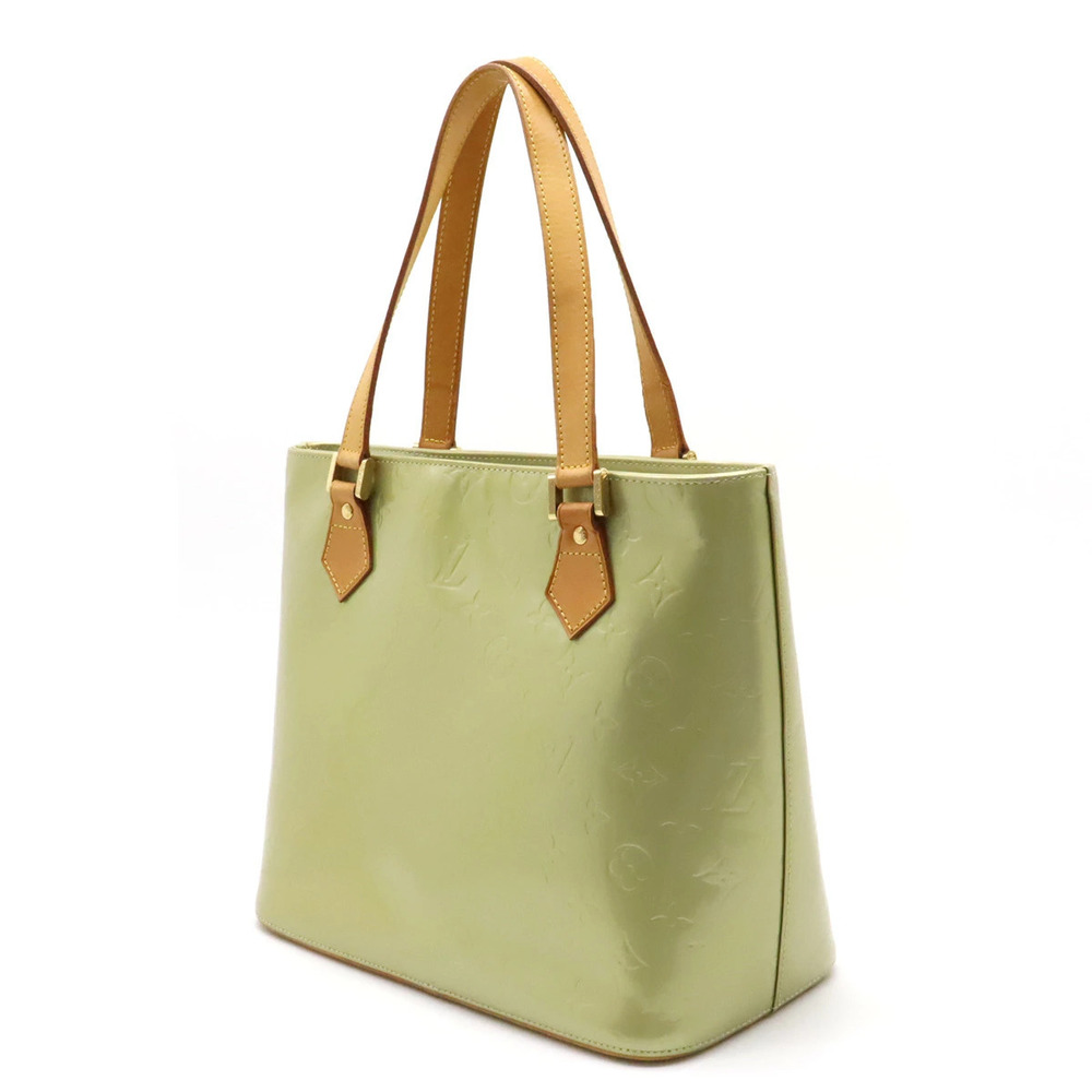 Louis Vuitton Tote Vernis Blue Bag Houston Green Baby Handbag